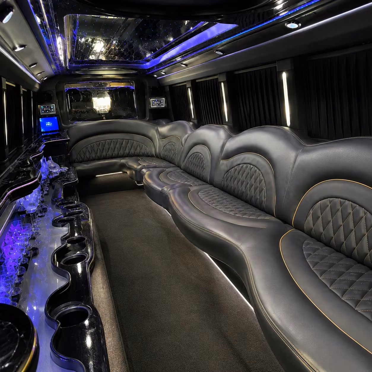 chrysler 300 limo interior